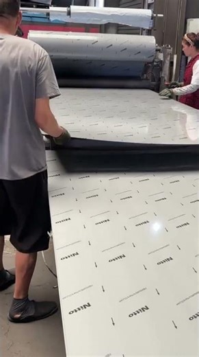 Cutting wall sections to size using advanced tools #shorts #construction #tools