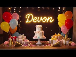Devon Birthday Song – Happy Birthday Devon