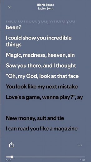 Taylor Swift - Blank Space (Lyrics) #lyrics #taylorswift #blankspace