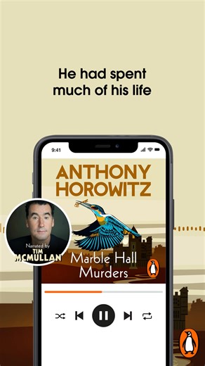 Lesley Manville and Tim McMullan, stars of BBC's Magpie Murders and Moonflower Murders, narrate the latest novel in Anthony Horowitz's bestselling series. You can pre-order the audiobook of Marble Hall Murders now. | Penguin Books