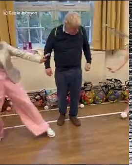 Boris Johnson caught dancing with fairy wings at daughter's birthday party
