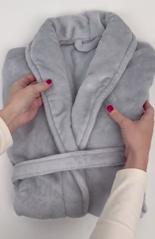 Embroidered Fleece Bathrobe: Personalized Monogram Robe - Etsy