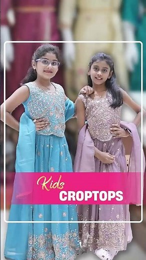 Kids Crop Tops Collection 🌸✨ | Trendy & Cute Styles | She Needs Saree World #shorts
