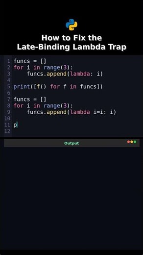 How to Fix the Late-Binding Lambda Trap #howto