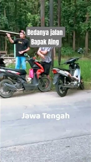 The difference in Mr. Aing's road, you can see for yourself!! West Java's smooth roads