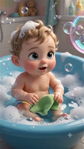 Bath Time Routine Song for Kids! 🧼 Bubble Bath Fun #rhymewala #morningroutine #bathtimesongs #kids