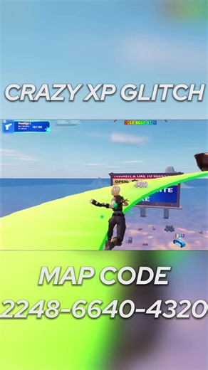 Craziest Working Fortnite XP Glitch Map! FORTNITE-MAP CODE 2248-6640-4320 #Fortnitecreative #fortnitemaps #chapter2remix #fortnitebr #fortniteclips
