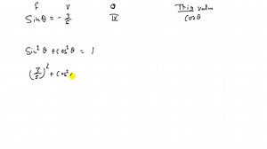 Use the function value to find the indicated trigonometric value in the specified quadrant. Function Value sinθ=-(3)/(5) Quadrant IV Trigonometric Value cosθ | Numerade