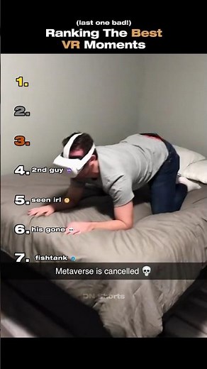 Ranking The Best VR Moments #funny #ranking #tiktok #usa