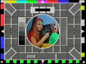 BBC1 Test Card and Pages From Ceefax 1993 - Looking Around (2)
