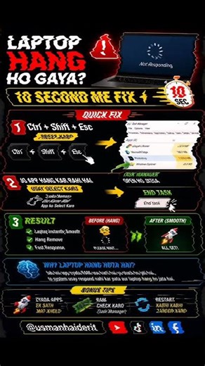 Laptop Hang Fix in 10 Seconds ⚡ | PC Hang Problem Solution (Instant Fix)