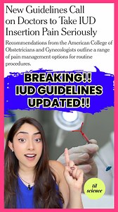 It’s about damn time 🥹🥲👏🏽 One very important note to ladies and all people who have IUDs or are thinking of getting one. As exciting and as needed as these update are, guidelines are exactly that - a guide, a suggestion, not necessarily mandatory. It’s still up to provider discretion to offer pain relief, so if your doctor doesn’t offer pain relief options please ask! Do not hesitate and do not “tough it out” 🙏🏽 #birthcontrol #medicine #medical #womenshealth Were you given pain relief for 