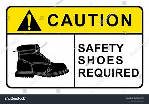 Iso Mandatory Safety Wear Foot Protection Stock Vector (Royalty Free) 2490893991 | Shutterstock