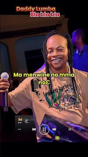 Song: bla bla bla ‪@OfficialDaddyLumba‬ official lyrics video #foryou #music