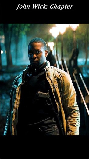 John Wick: Chapter 4 (2023) – John Wick Battles Enemies on the Staircase in a Deadly Fight