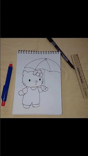 How to draw hello kitty easy drawing
