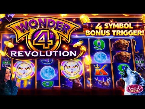 4 BONUS SYMBOLS LAND on Timber Wolf Gold | Wonder 4 Revolution 🐺🔥| Monday Slot Bites