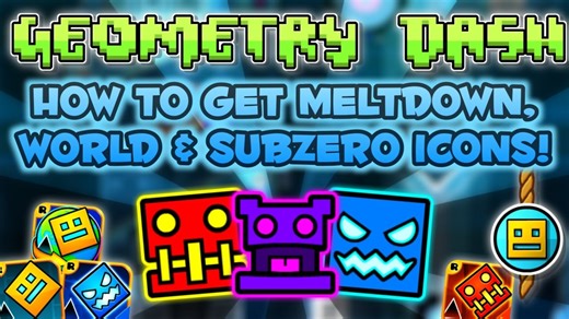 【转载】(GD2.2) 如何获得崩溃，世界以及零度的特殊Icons