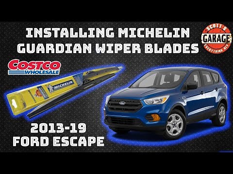 How to Quickly and Easily Install Michelin Guardian Wiper Blades on Your Ford Escape #costco