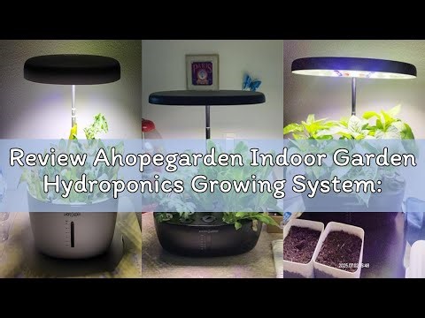 Review Ahopegarden Indoor Garden Hydroponics Growing System: 12 Pods Plant Germination Kit Garden Ki