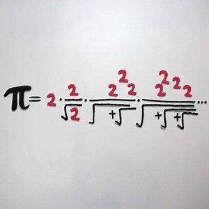 Viète's formula was the first identity in history to express the number π as a limit, and it was published 1593 by the French mathematician François Viète (1540-1603). Using his formula he calculated π with a precision of nine digits. | Extra-math