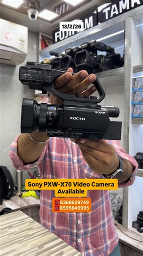 Subhamm Digital on Instagram: "Sony PXW-X70 Video Camera Available . . . . [ sony , sonyvideocamera , sonyx70 , sonycinemacamera , sonycinema , subhammdigital ]"