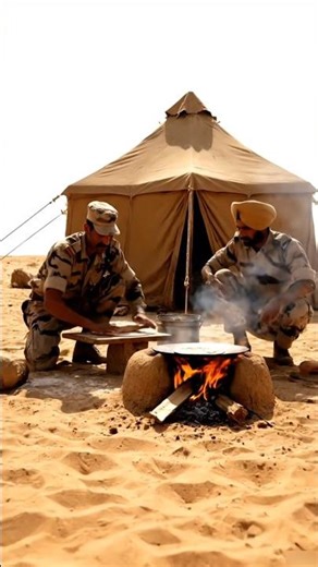 Real Indian Army Soldiers Cooking 🇮🇳🔥 #shorts #indianarmy