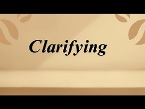 Clarifying - Essential English skills/English learning tips