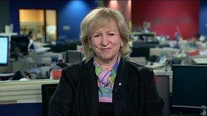 Canada's first female PM Kim Campbell credits Hillary Clinton for "mainstreaming" the pantsuit. Watch the full interview here: http://www.cbc.ca/player/play/731910211908 | CBC Politics