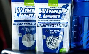 Clean your shaker wherever and whenever with WheyClean http://stk3d.li/2jAhAs1 | Stack3d