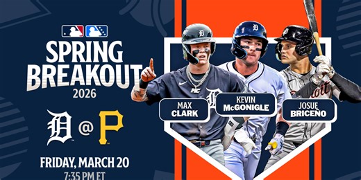 Here's the Tigers' roster for Spring Breakout (Tonight, 7:35 p.m. ET)