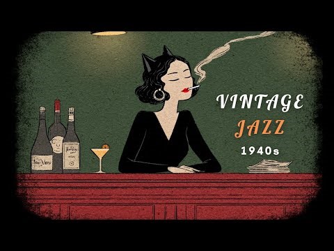 1940's Vintage Jazz Playlist - Notes like pearls on velvet. | MEOW JAZZ