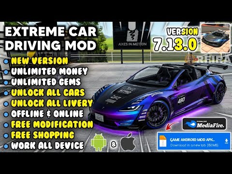 Extreme Car Driving Simulator Mod Apk Terbaru 2026 v7.13.0 - Unlimited Money & Unlock All Cars