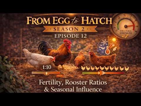 Rooster to Hen Ratio: How Chicken Fertility Actually Works | From Egg to Hatch S2 E12