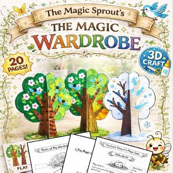 3D Tree Life Cycle Craft & Seasonal Activity: The Magic Sprout’s Wardrobe