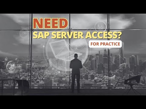SAP Server Access (Pre-Configured Learning Server with Data) | SAPVista