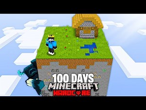 I Survived 100 Days Trapped in a Single Chunk in Minecraft