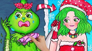 127K views · 4.1K reactions | GRINCH Plastic Surgery | Christmas Make Up Challenge by Stop Motion Paper | Seegi Channel >>> Link Video: https://youtu.be/jqsP-nXBgDE | Stop Motion Paper ASMR | Facebook