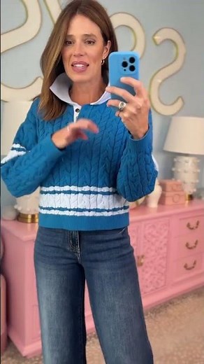 Blue Cable Knit For Cozy Days 💙 | The Official Shop Style Your Senses