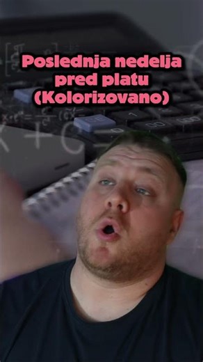 Poslednja nedelja pred platu