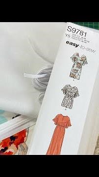 Sewing a dress simplicity S9781