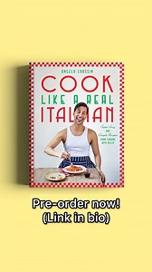 If you want to cook like a REAL Italian, my first cookbook is out very soon and it’s available for PRE ORDER NOW (Link in bio and in the comments section below👇) 😍🇮🇹”Cook Like a Real Italian” is filled with the most delicious Italian recipes of all time, OVER 70 recipes, from the big classics (Carbonara, Arancini, Tiramisù and Homemade Gelato…) to the most delicious modern Italian dishes (Pizza Muffins, Parmesan Biscuits, Ricotta Gnocchi…) 🤤“Cook Like a Real Italian” is out on September 202
