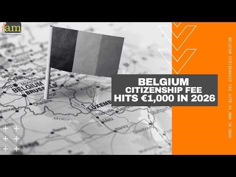 Belgium Citizenship Fee Hits €1,000 in 2026