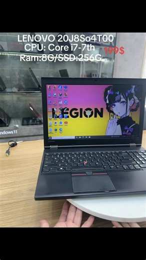 #computer #lenovo 20j8SO4TOO CPU:core i7-7th /Ram:8G /SSD:256G#computer (199$)#telegram 017 62 66 86