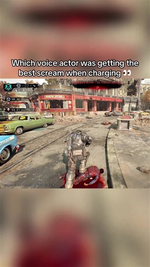 Bro these voice actors are putting in pain with these retro bayonet charges, and their screams got me wondering Which voice actor was getting the best scream when charging 👀 #gearsofwareday #gearsofwar #gearsofwargameplay #eday #gears