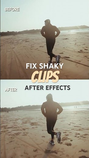 Fix Shaky Footage in Seconds using Warp Stabilizer (After Effects Guide) #edit #tutorial