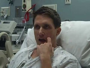 Patient 10 days after having LVAD