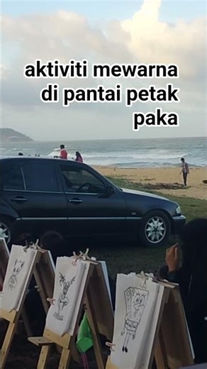saya menyediakan perkhidmatan mewarna di tepi pantai petak paka.