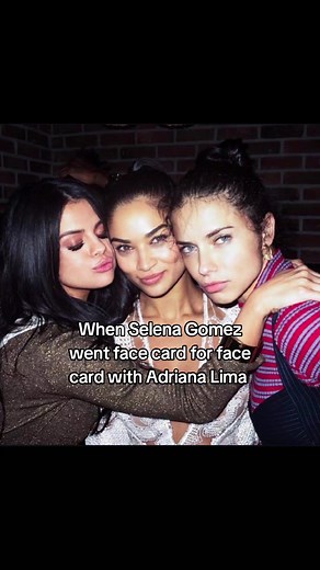 Selena Gomez Meets Adriana Lima at 2015 Victoria's Secret Party