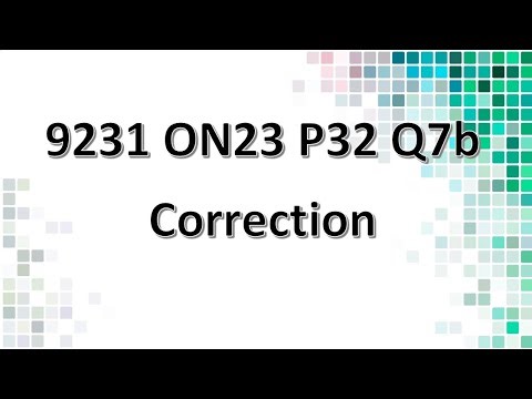 9231 23ON P32 Q7b Correction